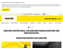 Tablet Screenshot of kaercher-center-eisele.at